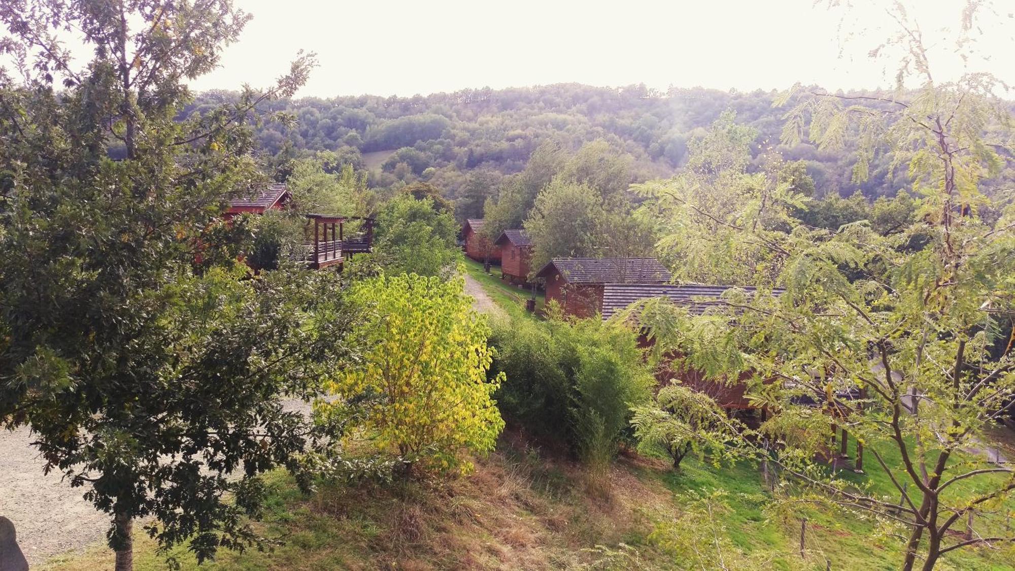 Вилла La Ferme Du Duzou Saint-Cyprien-sur-Dourdou Экстерьер фото